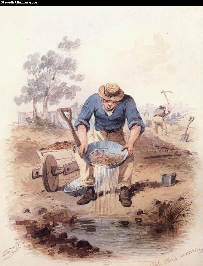 Samuel Thomas Gill Tin Dish washing